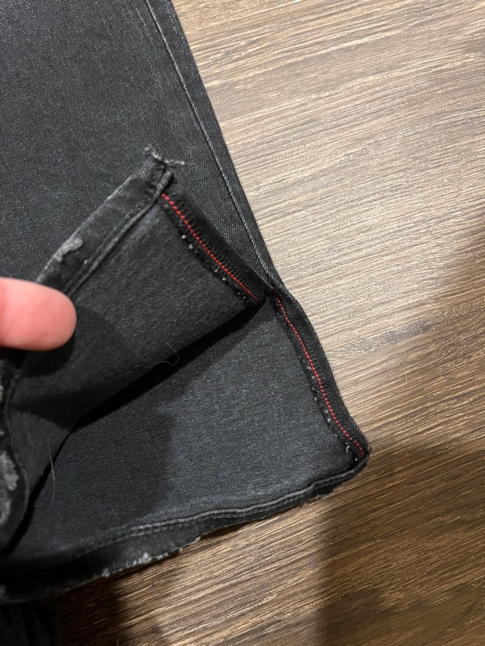 Moussy Black Raw-Hem Straight Jeans - Picture 7 of 10